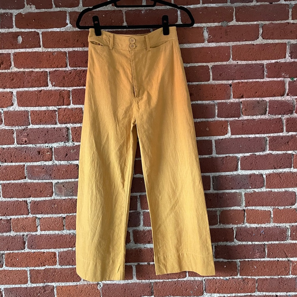 Apiece Apart Mustard Sailor Pants